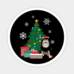 Gnasher Around The Christmas Tree Magnet